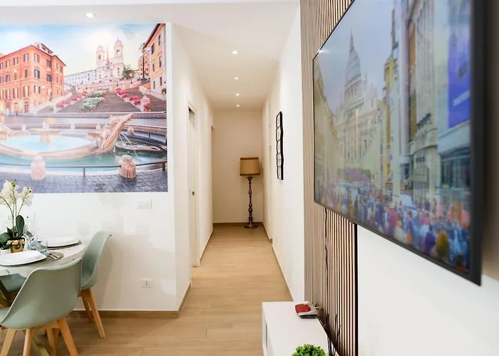 Cozy With Private Patio In Vatican Appiano Apartament Rzym